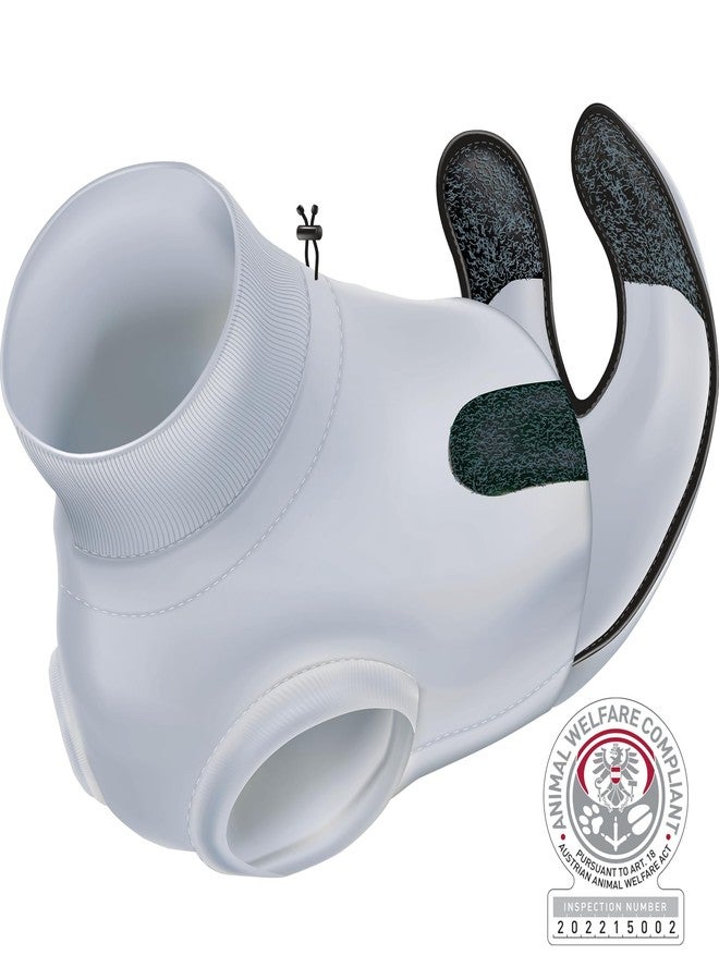 Trixie Protective Body Suit for Cats & Small Dogs - Prevents Licking & Scratching, Comfortable Fit, Adjustable, Litter Box Compatible, Size S-M, Grey - Image 2