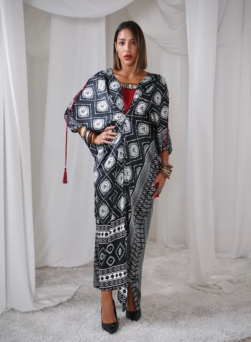 إكستاسي Printed Kaftan