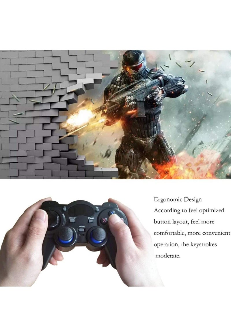 SYOSI USB Wireless Gaming Controller Gamepad, PC Game for PC,for PC/Laptop Computer(Windows XP/7/8/10) & PS3 & Android & Steam - [Black]  - Image 3