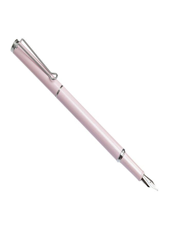 AIHAO Refillable Fountain Pen, Fine Point, Metal Fountain Pen with Gift Box, Black Ink, 2 Ink Cartridges in one Set, Pearl Pink - Image 2