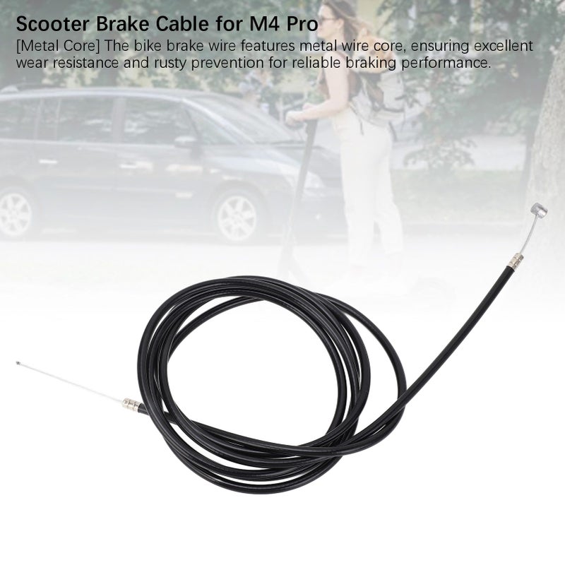 Electric Scooter Brake Line 200cm Long Water Proof Rustproof Hard Wearing Scooter Bike Brake Cable for M4 M4 PRO - Image 5