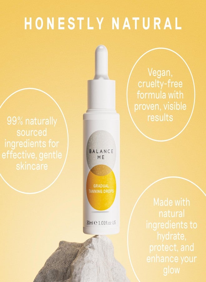 Balance Me قطرات تان تدريجي من بالانس مي 1.01 أونصة سائلة، مع فيتامين E، تان مرطب للوجه والجسم، خالي من الخطوط والرائحة - Image 5