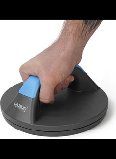 Live Up Rotating No Slip Push Up Bars - Wide Contoured Grips For Maximum Comfort - Smooth Rotation Eliminates Wrist Strain - Perfect For Men & Women - Fitness Workouts  - Image 3