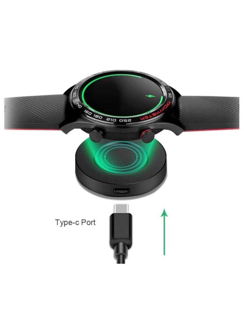 ELTRAZONE Compatible with Huawei Watch GT/Honor Magic ChargerReplacement Charging Cable Cradle for Huawei GT/Magic Smartwatch(Black) - Image 4