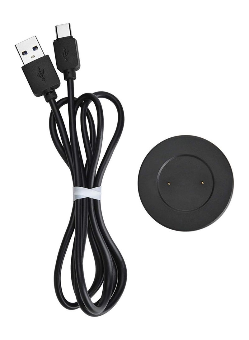 ELTRAZONE Compatible with Huawei Watch GT/Honor Magic ChargerReplacement Charging Cable Cradle for Huawei GT/Magic Smartwatch(Black) - Image 2