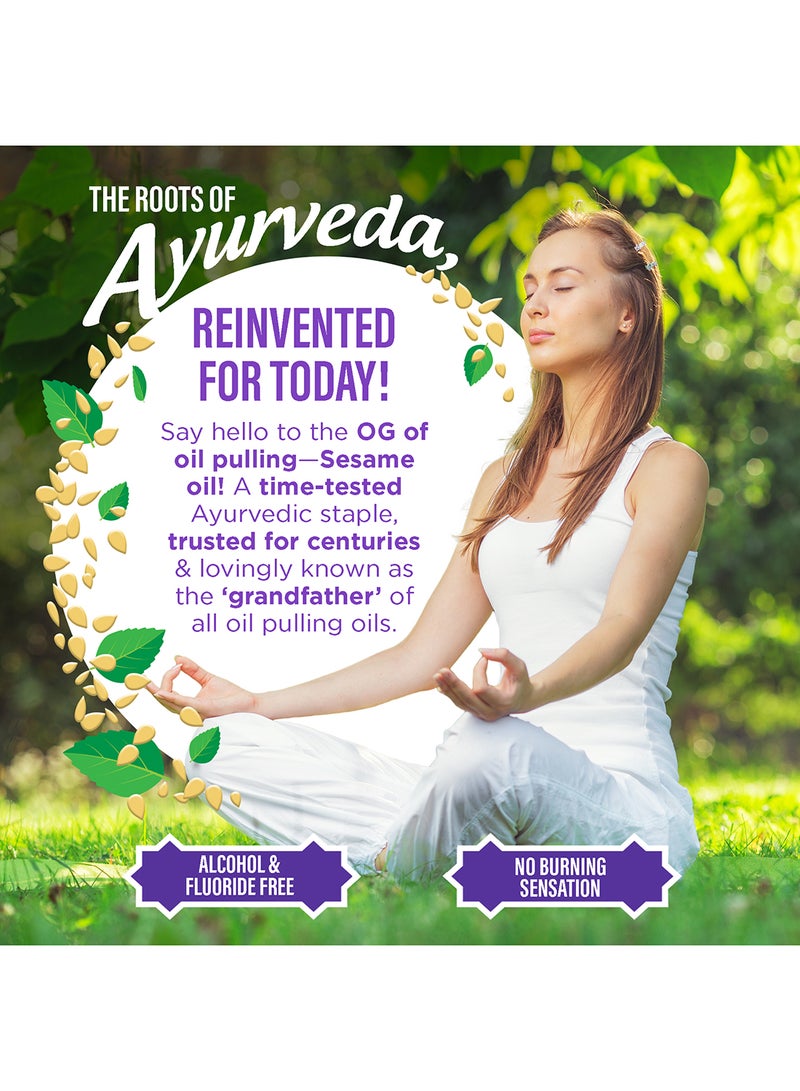 GuruNanda Sesame + Mint Oil Pulling  237 ml - Image 4