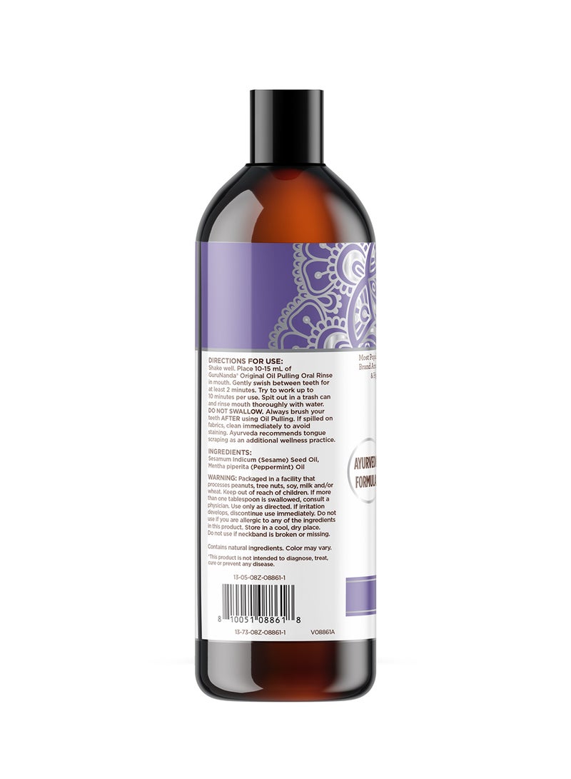 GuruNanda Sesame + Mint Oil Pulling  237 ml - Image 2