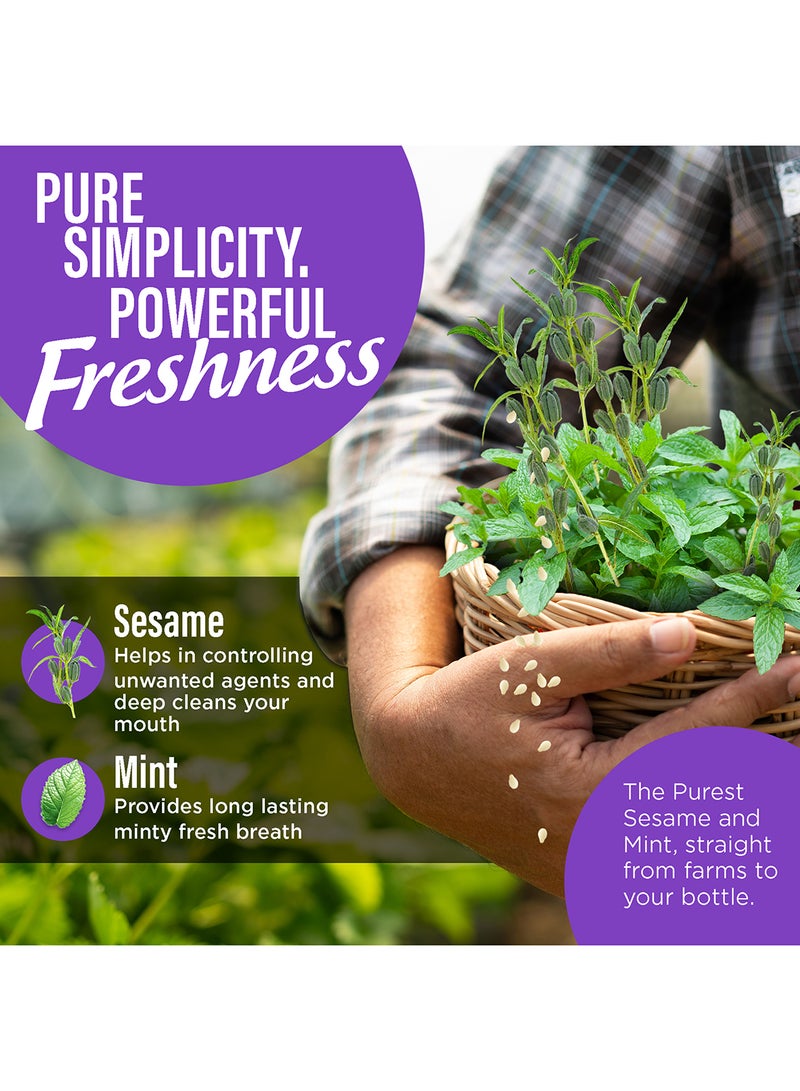 GuruNanda Sesame + Mint Oil Pulling  237 ml - Image 5