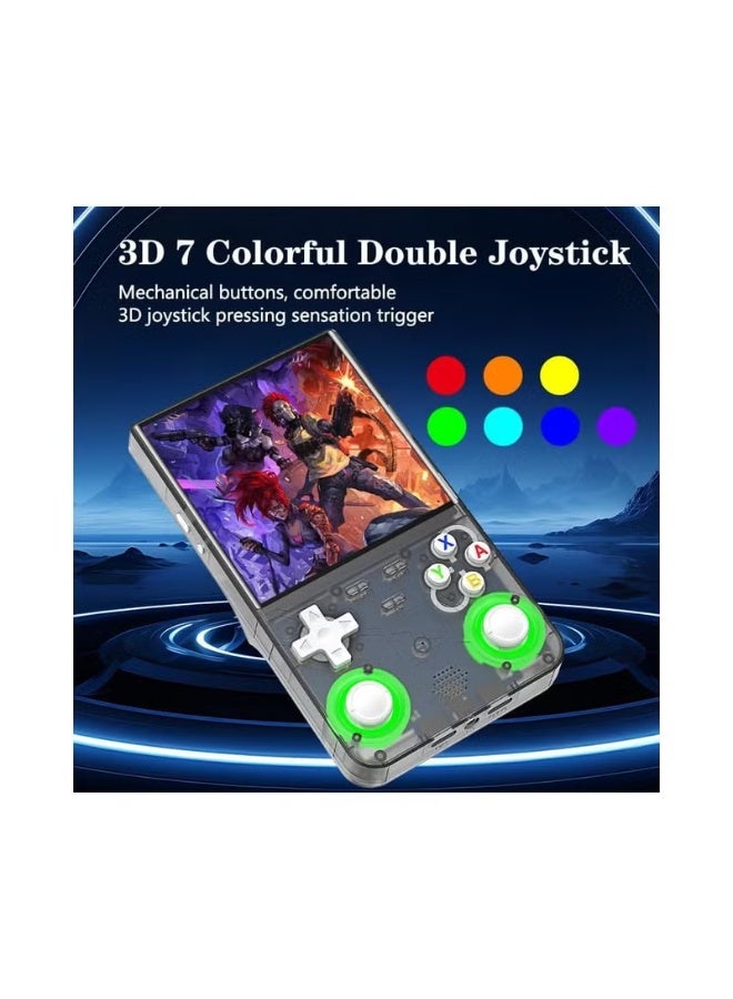 TIGER “R36 Ultra Retro Handheld Game Console with 64GB Built-In Storage, 20,000+ Classic Games, 3000mAh Rechargeable Battery, Supports 20+ Emulators, Linux OS, 4.0-Inch IPS Screen – Portable Pocket Arcade in Transparent Black for Travel, Retro Gaming, and Nostalgic Fun.” - Image 5