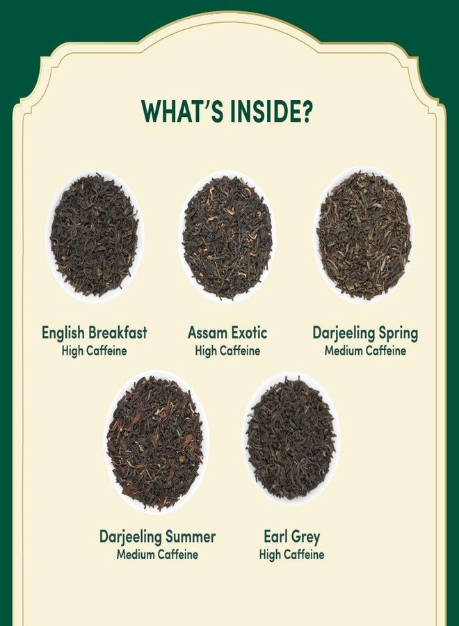 VAHDAM, Assorted Black Tea Bags Sampler (5 Flavors, 20 Ecofriendly Pyramid Tea bags) I Gift Ideas for Women & Men | Assam and Darjeeling Teas | Gluten Free & Non GMO | Gifts for Him/Her - Image 2