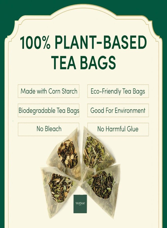 VAHDAM, Assorted Black Tea Bags Sampler (5 Flavors, 20 Ecofriendly Pyramid Tea bags) I Gift Ideas for Women & Men | Assam and Darjeeling Teas | Gluten Free & Non GMO | Gifts for Him/Her - Image 5