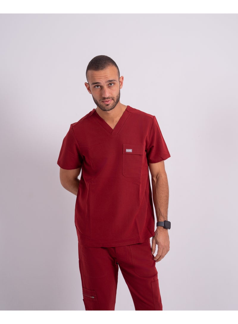 Pulary Men Merlot full scrubs - Image 1