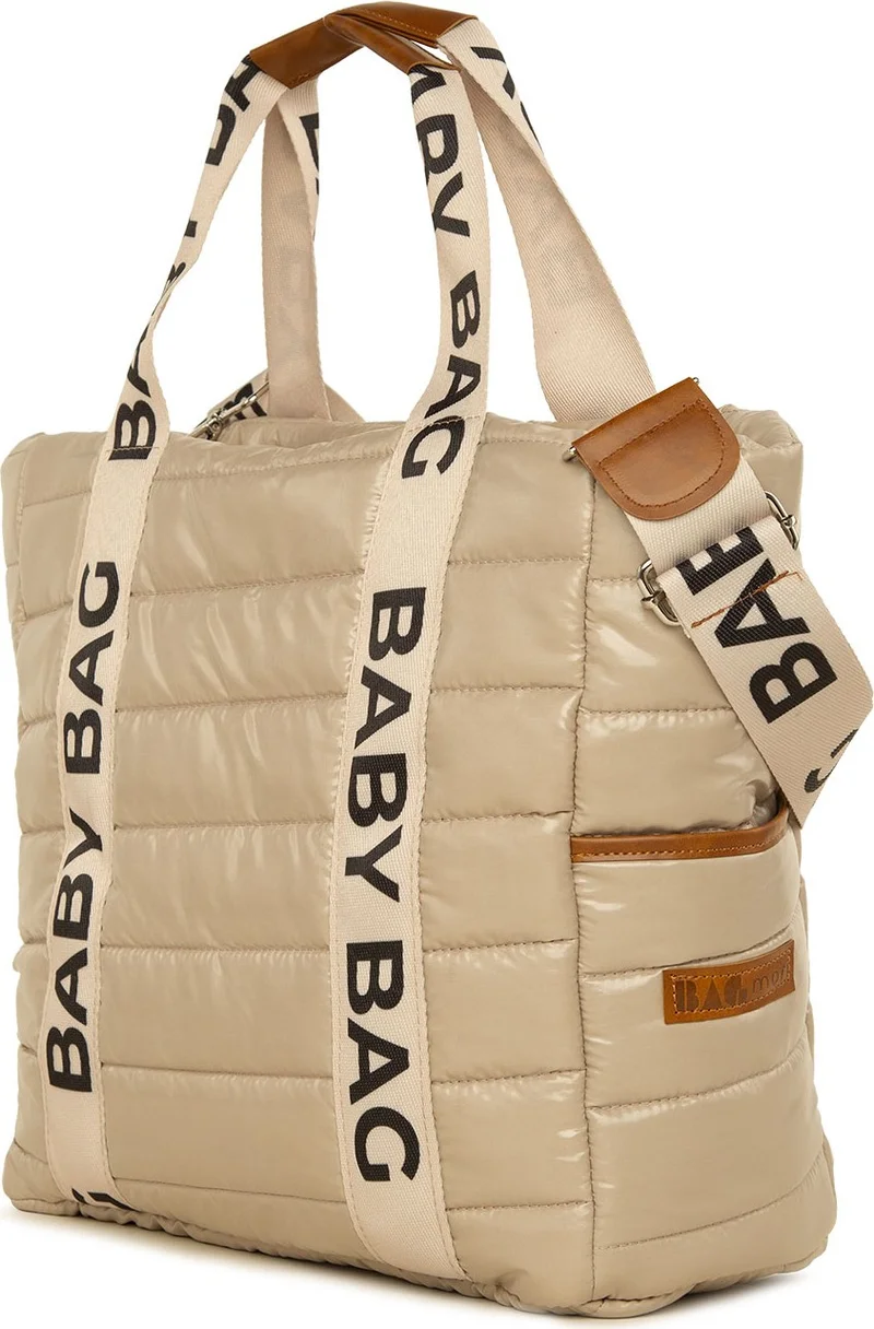 Bagmori Baby Bag Column Embroidered Puff Mother Baby Bag