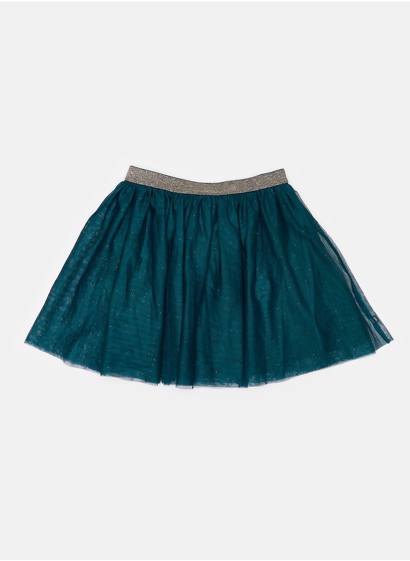 Okaidi Green Skirts for Girls  - Image 1