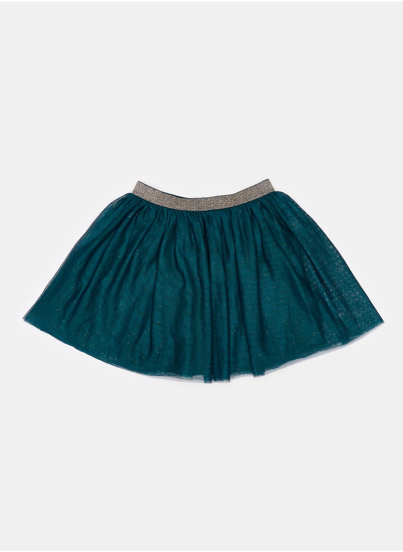 Okaidi Green Skirts for Girls  - Image 2