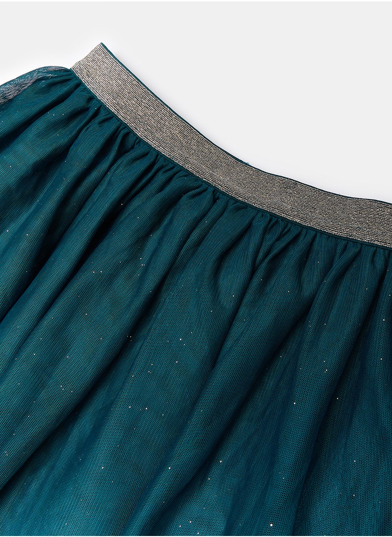 Okaidi Green Skirts for Girls  - Image 3
