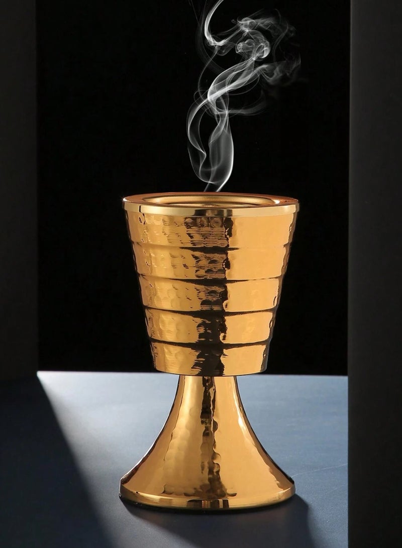 مبخرة بخور بتصميم فاخر مزخرف ذهبي