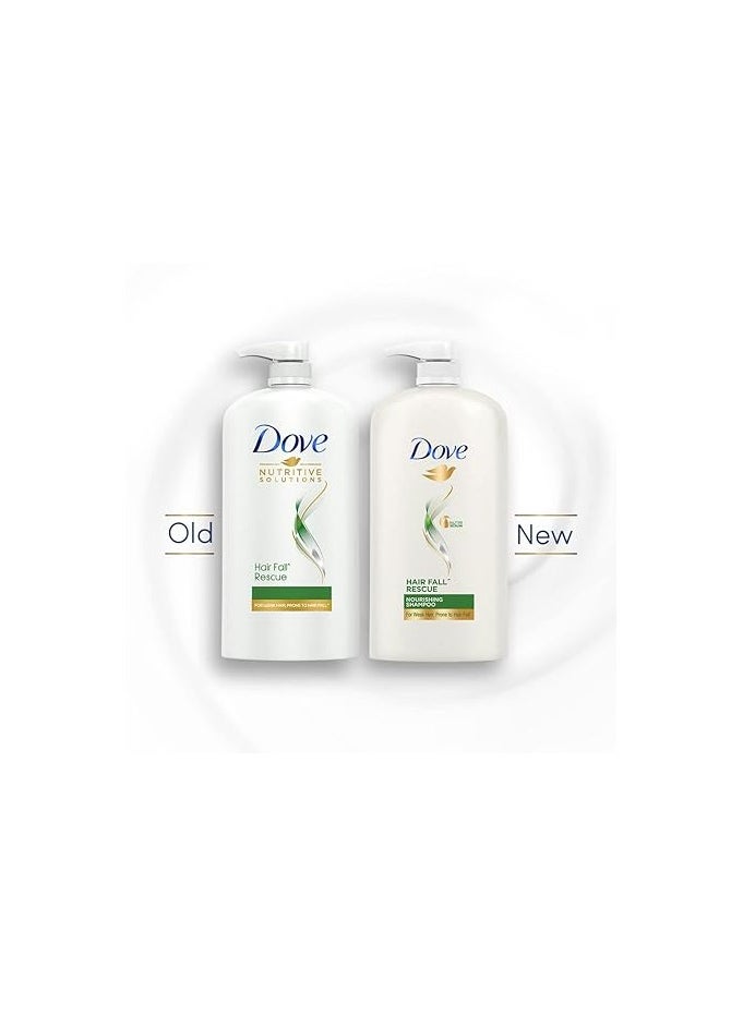 Dove - Dove Hair Fall Rescue Shampoo For Damaged Hair Hair Fall Control for Thicker Hair Mild Daily Anti Hair Fall Shampoo for Men Women - Image 1