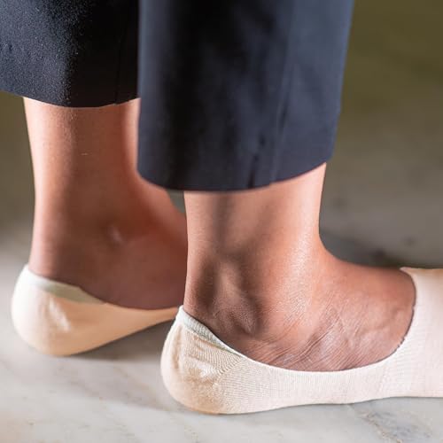 HEELIUM Bamboo No Show Socks for Women | Odour Free & Breathable | 3X Softer than Cotton Socks | Low Cut Socks | Size (UK 3-7) - Image 5