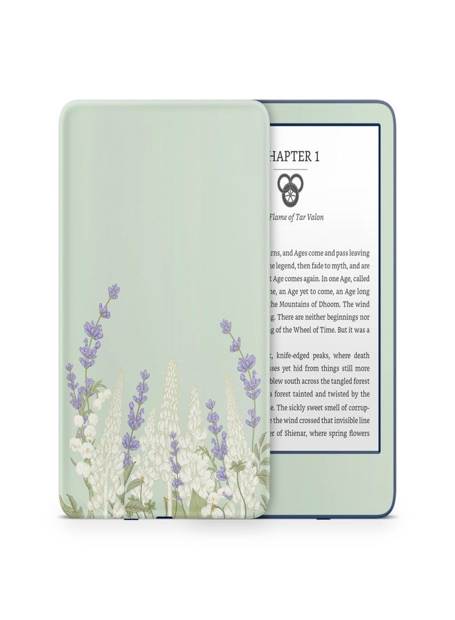 Tacky Design Cherry Blossom Skin for Kindle Decal, Lavender Skin for Paperwhite, Premium Vinyl 3M for Sticker Full Wrap Decal (ColorSoft (12th Gen, 2024)) - Image 1