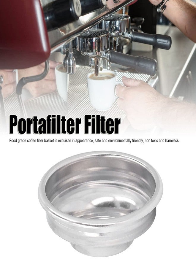 Haofy 58mm Portafilter Filter Basket, 1 Cup Single Wall Coffee Maker Coffee Powder Filter, Porous Stainless Steel Coffee Filter for Extraction, Coffee Machine Accessories - Image 2