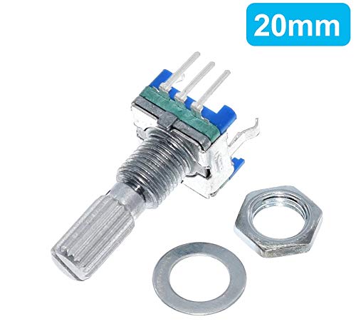 CentIoT - EC11 10K Rotary Encoder - Digital Potentiometer Coding Volume Control with switch - 5 Pin 20mm Plum handle (2PCS) - Image 4
