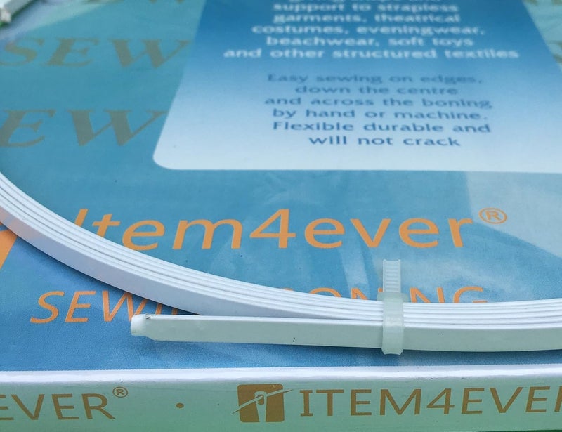 item4ever 5.5 Yards of White Spring Steel Boning (1/4") - Image 2