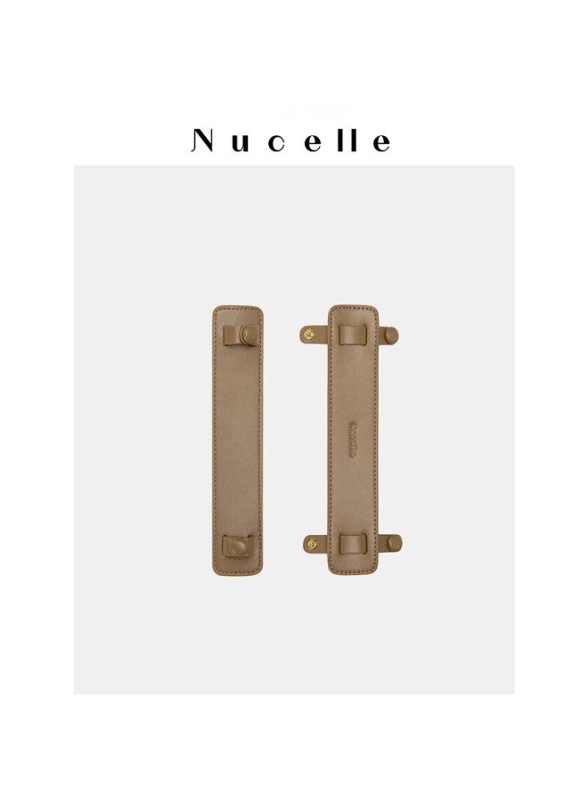 نوسيل Nucelle حاملة حقيبة اليد، وسادة كتف مضادة للاحتكاك مضادة للانزلاق مريحة لتخفيف الضغط، كريمي أبيض - Image 4
