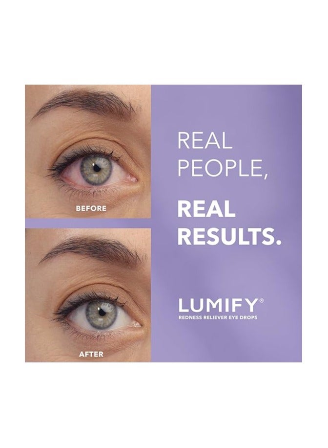 Bausch + Lomb Lumify Redness Reliever Eye Drops - Clinically Proven Redness Relief, 0.25 fl oz (7.5 mL) - Image 2