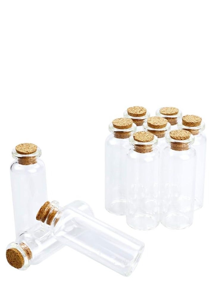 Libra 3 Pieces 20ml 30mm x 40mm Mini Glass Bottles Clear - Image 1