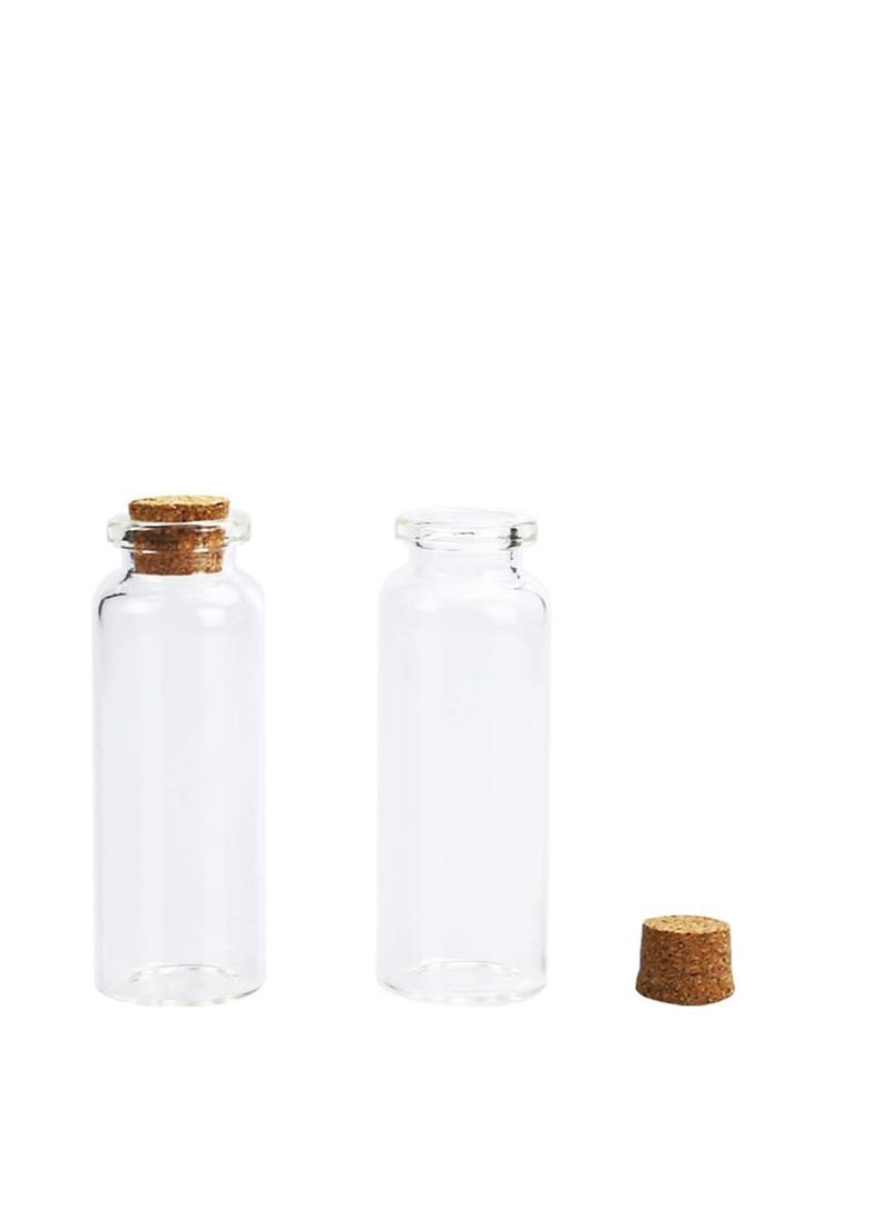 Libra 3 Pieces 20ml 30mm x 40mm Mini Glass Bottles Clear - Image 2