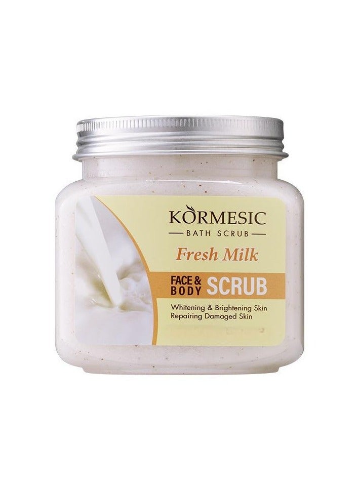 Kormesic Milk Body Scrub - Gentle Exfoliation & Hydration - Image 1