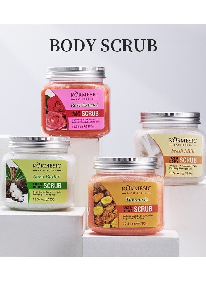 Kormesic Milk Body Scrub - Gentle Exfoliation & Hydration - Image 4