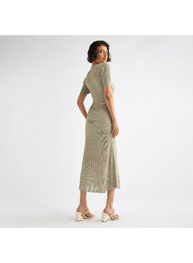 Splash FAV Striped Midi Dress  - Image 1