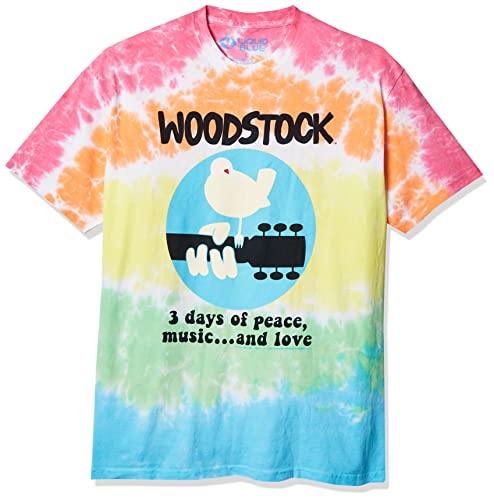 Liquid Blue mens Woodstock Woodstock Banded Tie Dye Short Sleeve T-shirt T Shirt, Multi Tie Dye, XX-Large US - Image 5