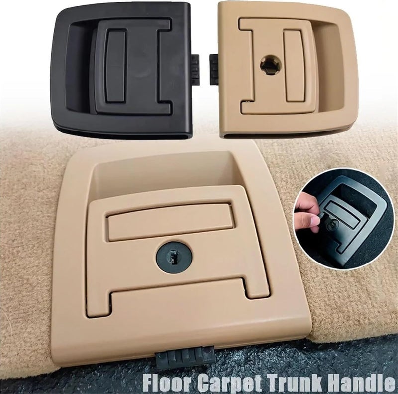 Wivplex Car Rear Trunk Mat Handle - Beige - Image 2