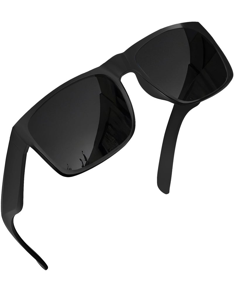 Grinderpunch Xl Polarized Oversized Sunglasses | Lightweight Men'S Big Wide Head Uv Protection For Sports  Driving  Fishing | Large Face Fit (Matte) - Image 1