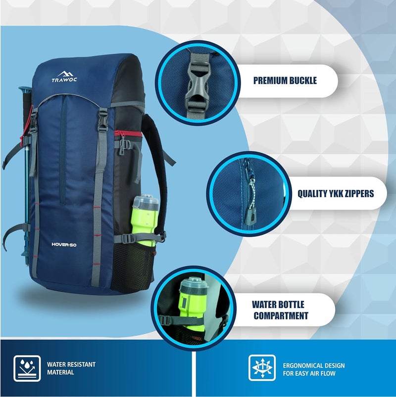 TRAWOC HOVER 50L Travel Backpack - Image 2