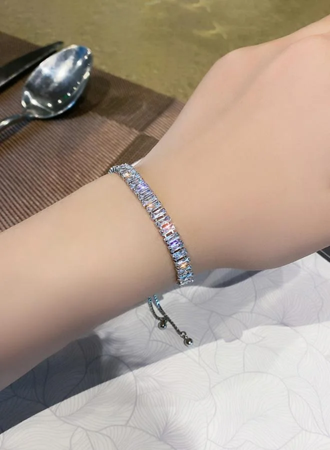Take Two Silver Crystal Bracelet