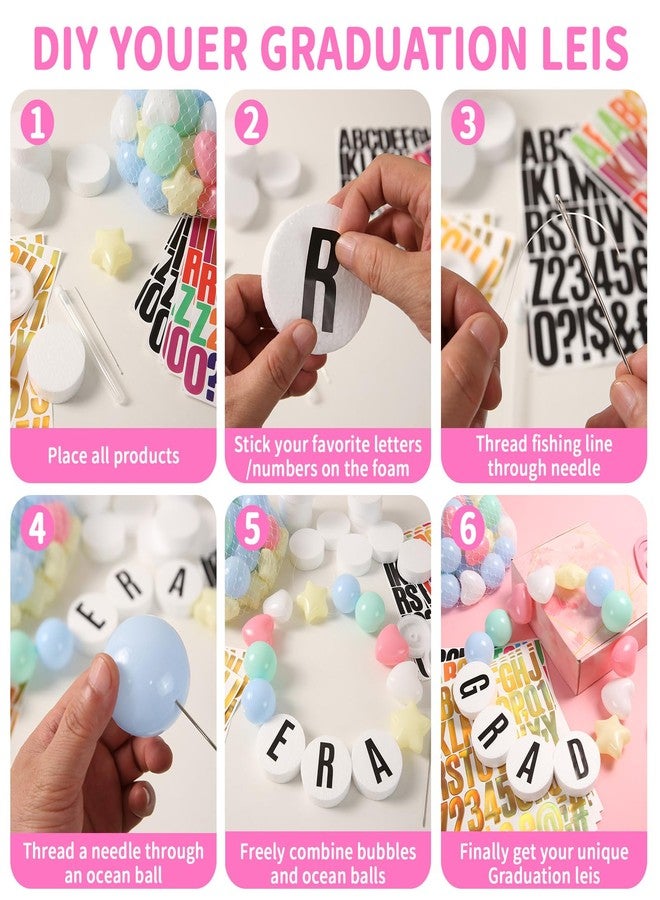 Heopeis DIY Giant Friendship Bracelet Birthday Banner in My Birthday Era Banner Famous Singer Customizable Banner Garland Decor Foam Circles Ball Plastic Balls Stars Hearts DIY Supplies(Macaron) - Image 4