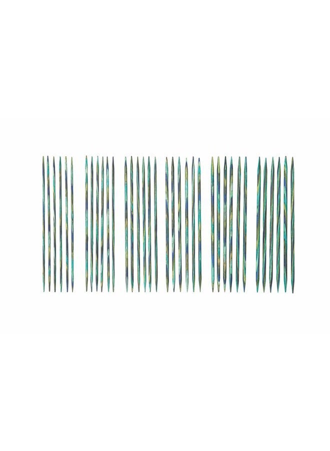 KnitPicks Double Pointed Wood Knitting Needle Set (Caspian 5") - Image 2