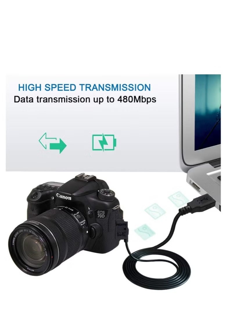 PS3 Charger Cable, 2m PS3 Controller Charging Cord,Mini USB Cable for Playstation 3 Controller,DualShock 3 SIXAXIS,PS3 Slim Data Mini-B Charger Wire PS 3 Move,TI84 Plus CE,PS3 Charging Cables - Image 4