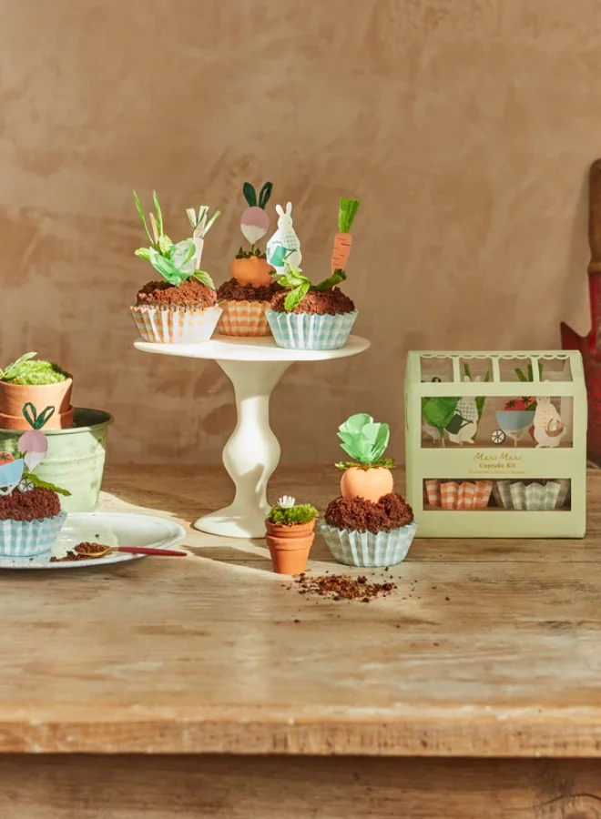 ميري ميري Bunny Greenhouse Cupcake Kit