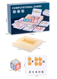 MissTiara Wooden Early Education Enlightenment Colorful Numerical Computational Building Blocks Combine Education with Fun  - Image 2