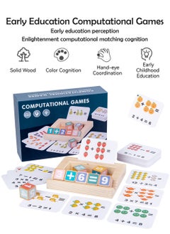 MissTiara Wooden Early Education Enlightenment Colorful Numerical Computational Building Blocks Combine Education with Fun  - Image 3