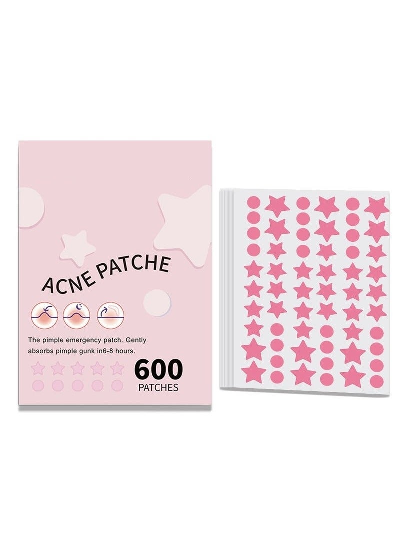 اكني باتش رقعة لعلاج البثور، 600 قطعة، ملصقات لتغطية حب الشباب للوجه والبشرة، للعناية اليومية بالبشرة للرجال والنساء - Image 1