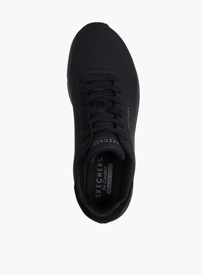 SKECHERS Men Uno Lace-Up Ankle Sneakers