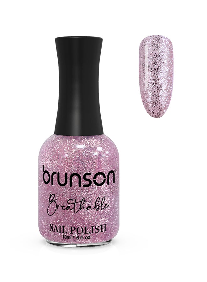 brunson Breathable Nail Polish Halal nail polish Wudu friendly Quick-Dry Vegan long lasting but easy peel off   18ml BH369