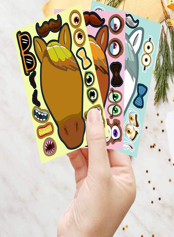 OuMuaMua 30pcs Kids Birthday Party Favors Stickers - Make Your Own Horse Stickers, Spirit Horse Toy Stickers for Kids Birthday Party Game Activities Decrations - Image 4