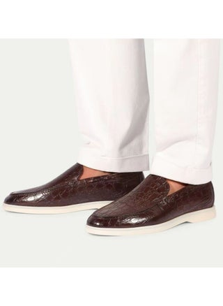 Crocodile Pattern Brown